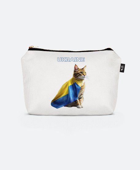 Косметичка Кіт з прапором України