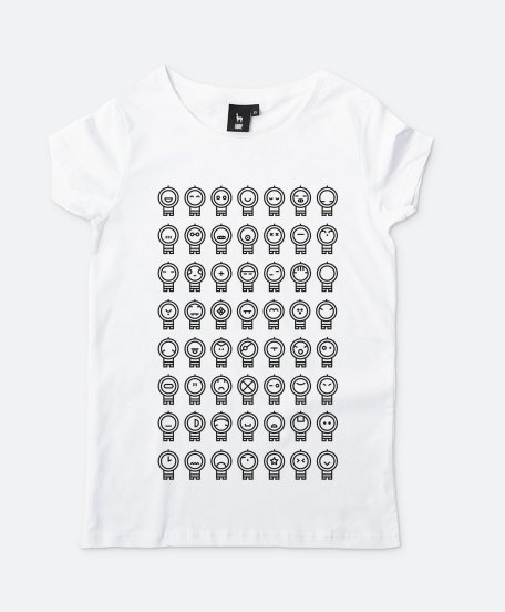 Жіноча футболка Эмоджи