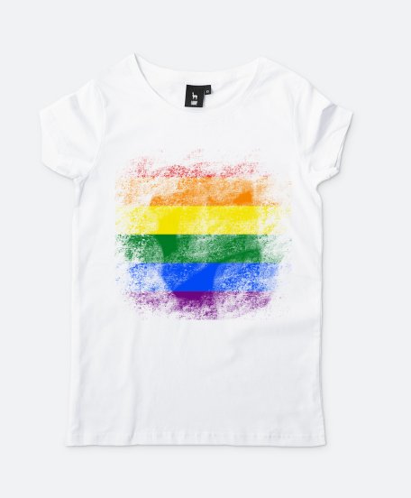 Жіноча футболка Lgbt rainbow