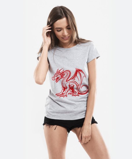 Жіноча футболка Драконячий Експресіонізм