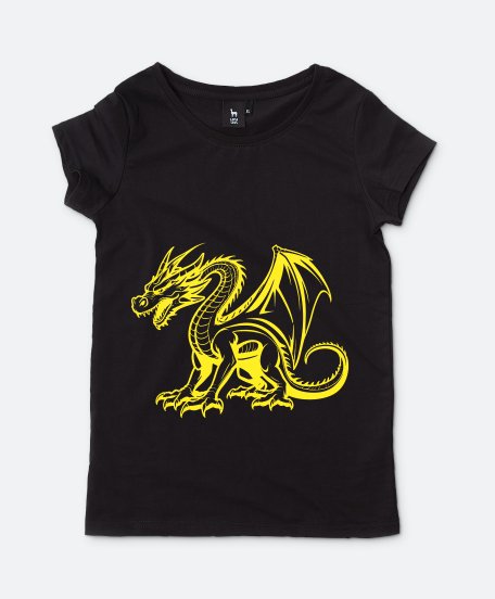Жіноча футболка Драконячий Експресіонізм