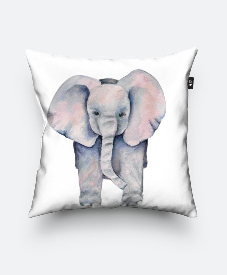 Подушка квадратна Слон