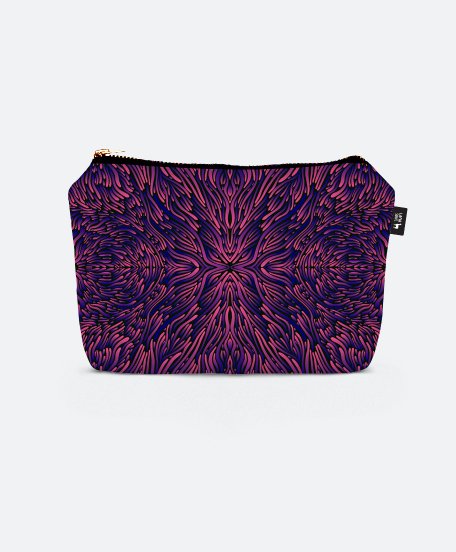 Косметичка Trippy colorful fractal mandala