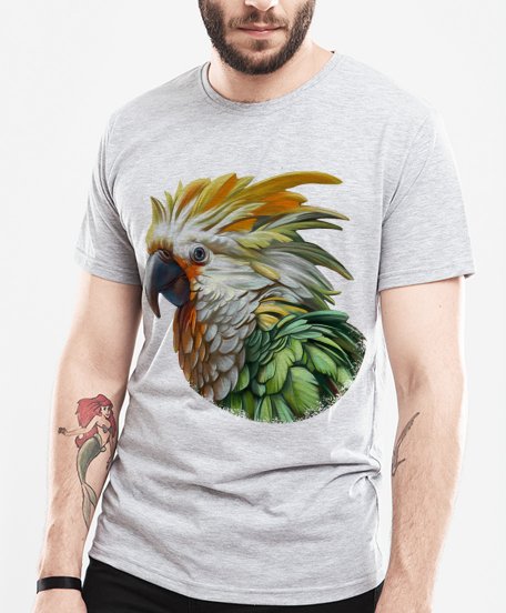 Чоловіча футболка Crested parrot