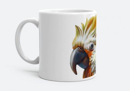 Чашка Crested parrot
