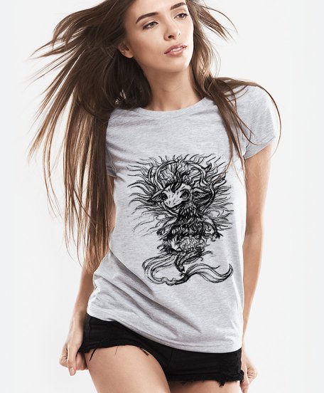 Жіноча футболка tattoo monster