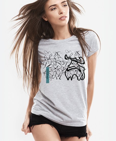 Жіноча футболка Північний олень