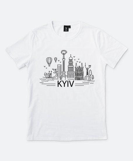 Чоловіча футболка Символи Києва 