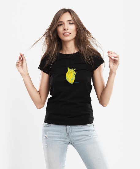 Жіноча футболка серце України