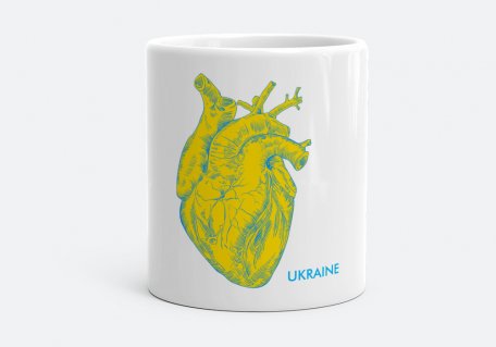 Чашка серце України