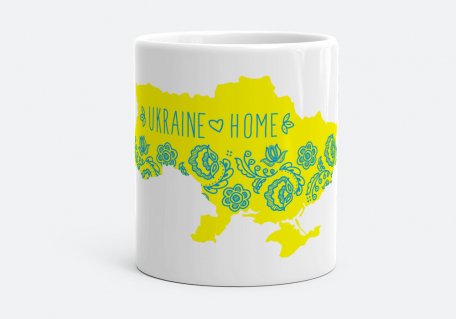 Чашка Мапа України