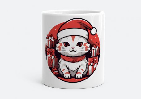 Чашка Новорічний Кіт