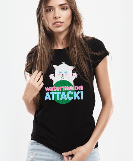 Жіноча футболка Watermelon attack!