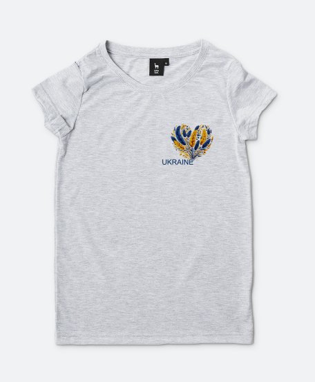 Жіноча футболка Ukraine Україна в серці
