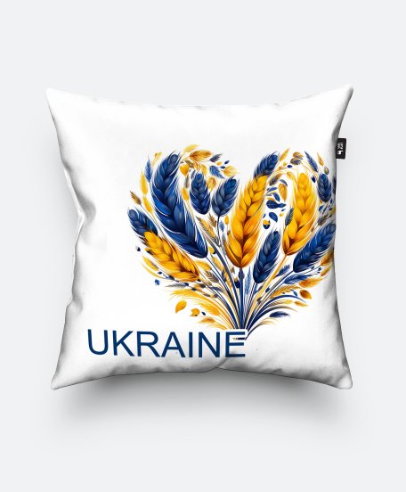 Подушка квадратна Ukraine Україна в серці