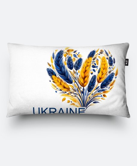 Подушка прямокутна Ukraine Україна в серці