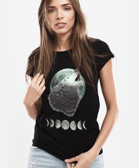 Жіноча футболка Call of the full moon