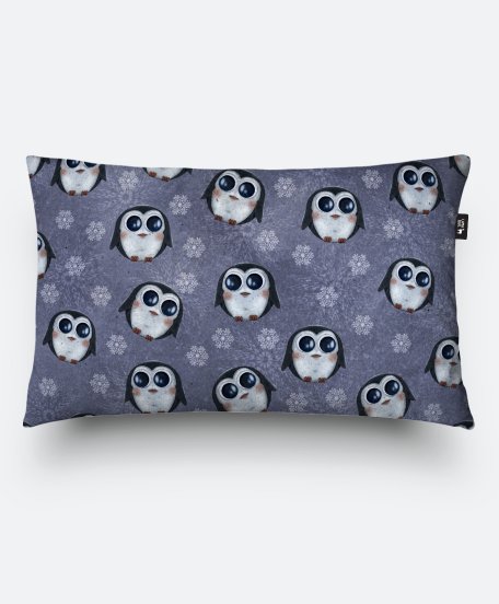 Подушка прямокутна Penguin pattern 