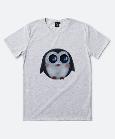 Чоловіча футболка Round penguin 