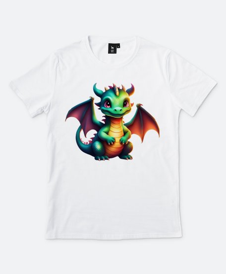 Чоловіча футболка Милий і добрий дракон
