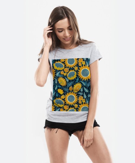 Жіноча футболка Соняшникове поле