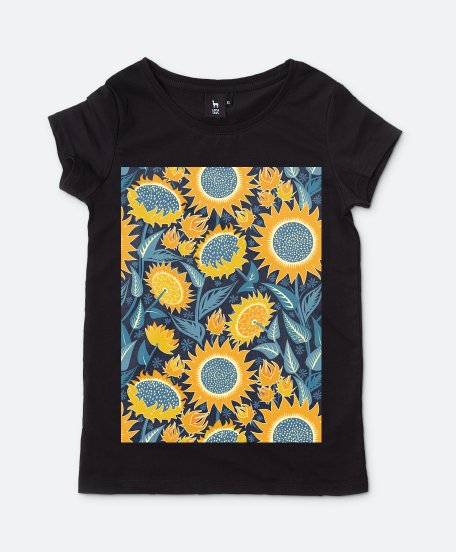 Жіноча футболка Соняшникове поле