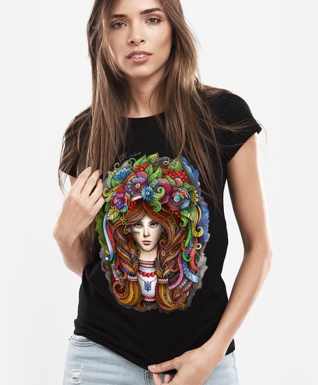 Жіноча футболка Ukrainian girl