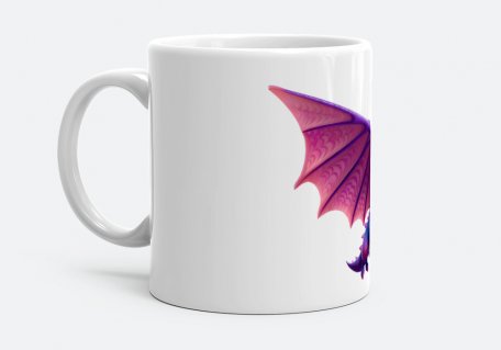 Чашка Милий маленький дракончик у польоті.