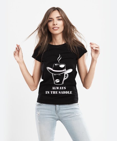 Жіноча футболка Cowboy Coffee