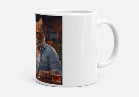 Чашка Кіт в барі 
