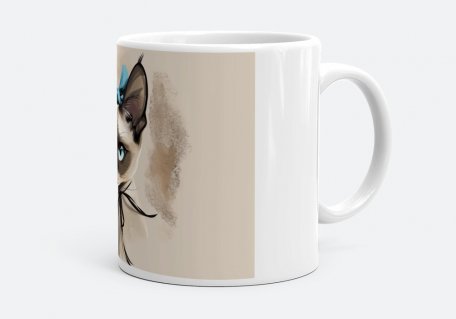 Чашка Орієнтальна Сіамська Кішка