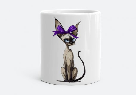 Чашка Сіамська орієнтальна Кішка