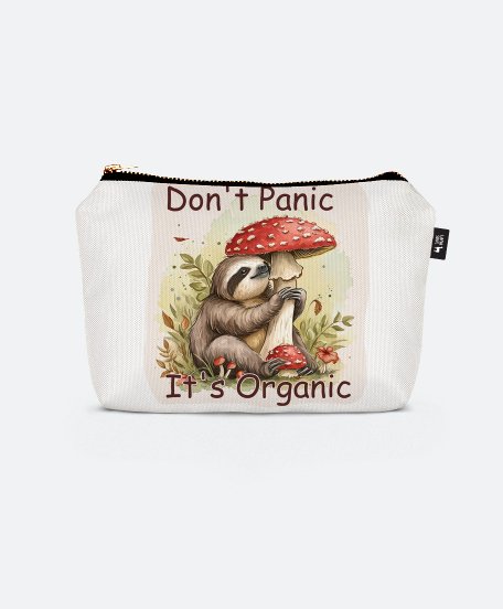 Косметичка Don't Panic it's Organic. Лінивець з грибами Мухомор