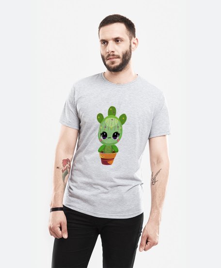 Чоловіча футболка милий кактусик