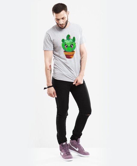 Чоловіча футболка Зелений кактус