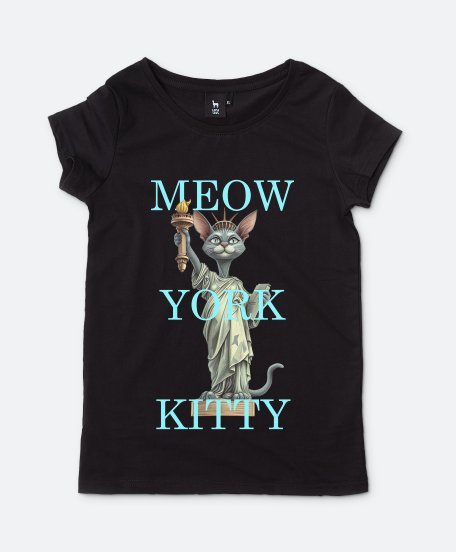 Жіноча футболка Кішка Сфінкс STATUE OF LIBERTY