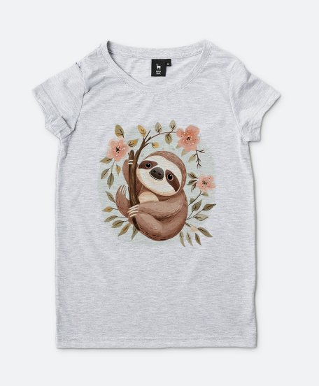 Жіноча футболка Лінивець  