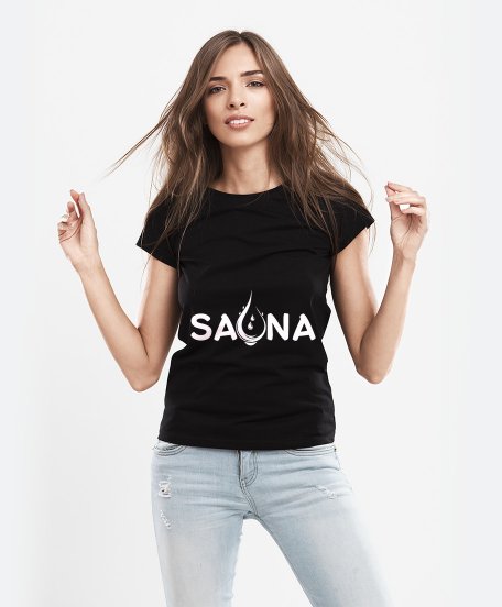 Жіноча футболка Сауна Sauna