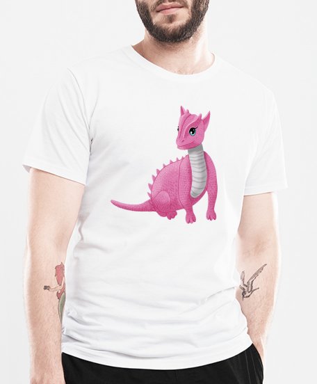 Чоловіча футболка Рожевий дракон