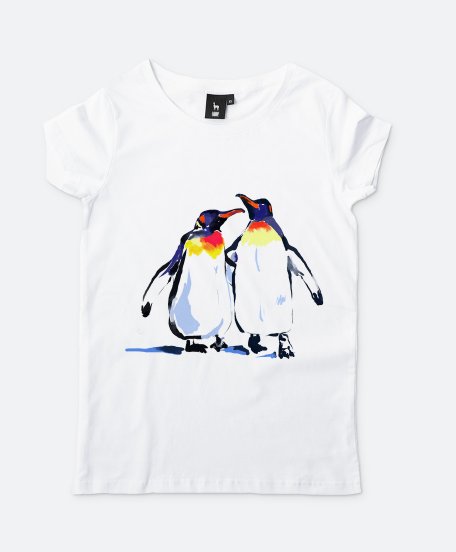 Жіноча футболка Пінгвіни