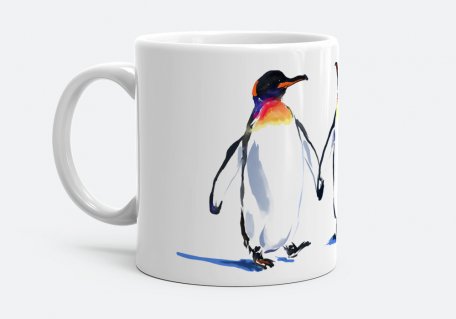 Чашка Закохані пінгвіни