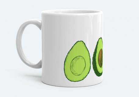 Чашка авокадо