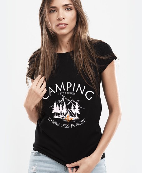 Жіноча футболка Кемпінг 5 зірок