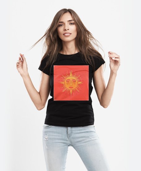 Жіноча футболка Сонцелікий бог