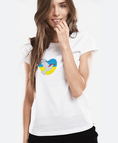 Жіноча футболка Голуб миру