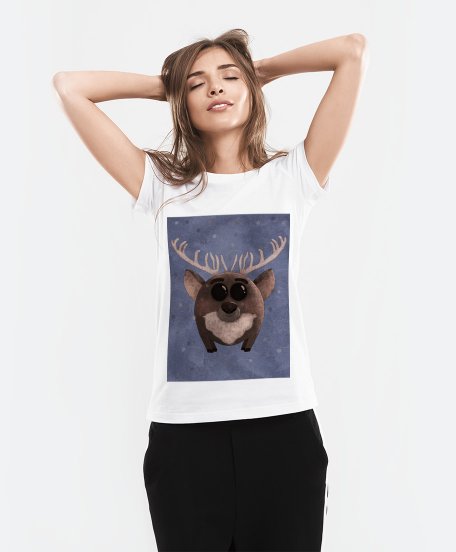 Жіноча футболка Round deer 