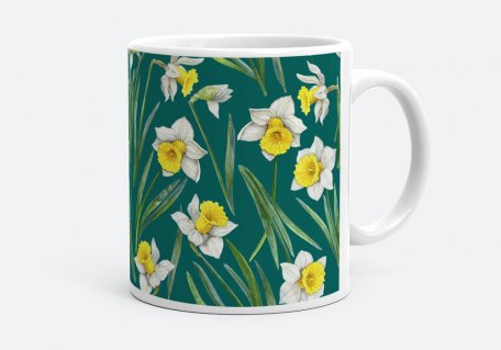Чашка Нарциси весняні квіти