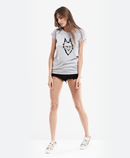 Жіноча футболка Абстрактна морда лисиці