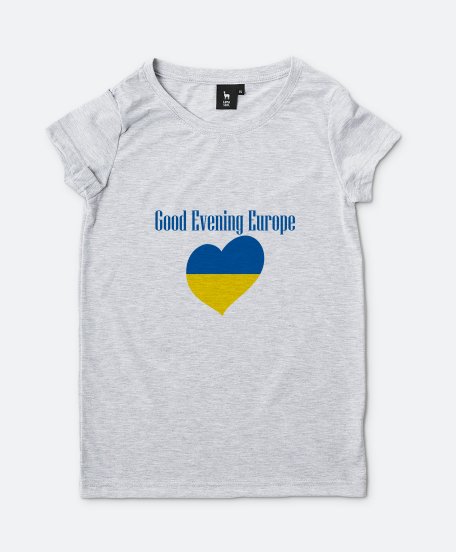 Жіноча футболка Good evening Europe