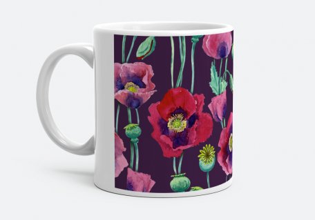 Чашка Poppy flowers